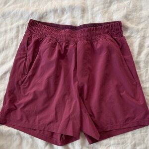 Pink Lululemon shorts